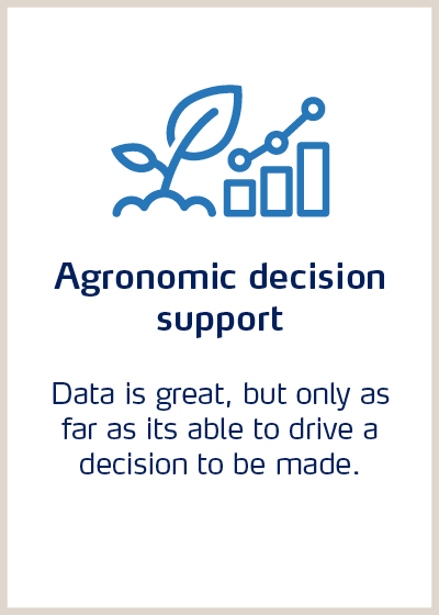 Agronomic support